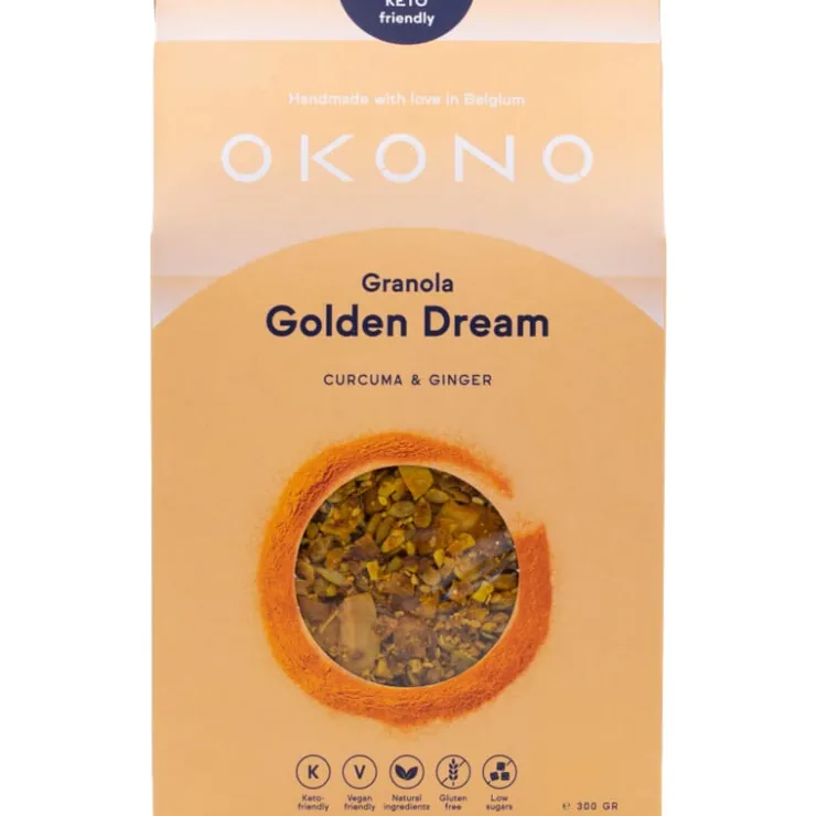 OKONO - Keto granola - golden dream - kurkuma & gember<Pit&Pit Discount