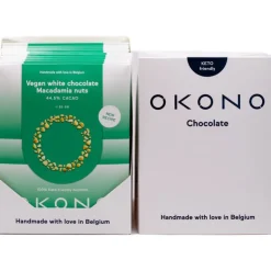 OKONO - Keto vegan witte chocolade macadamianoten<Pit&Pit Best Sale