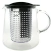 Theepot zwart tea control 0,8 liter (Finum)<Pit&Pit Fashion