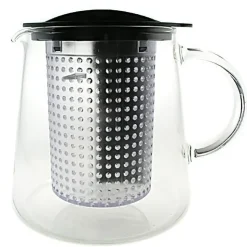 Theepot zwart tea control 0,8 liter (Finum)<Pit&Pit Fashion